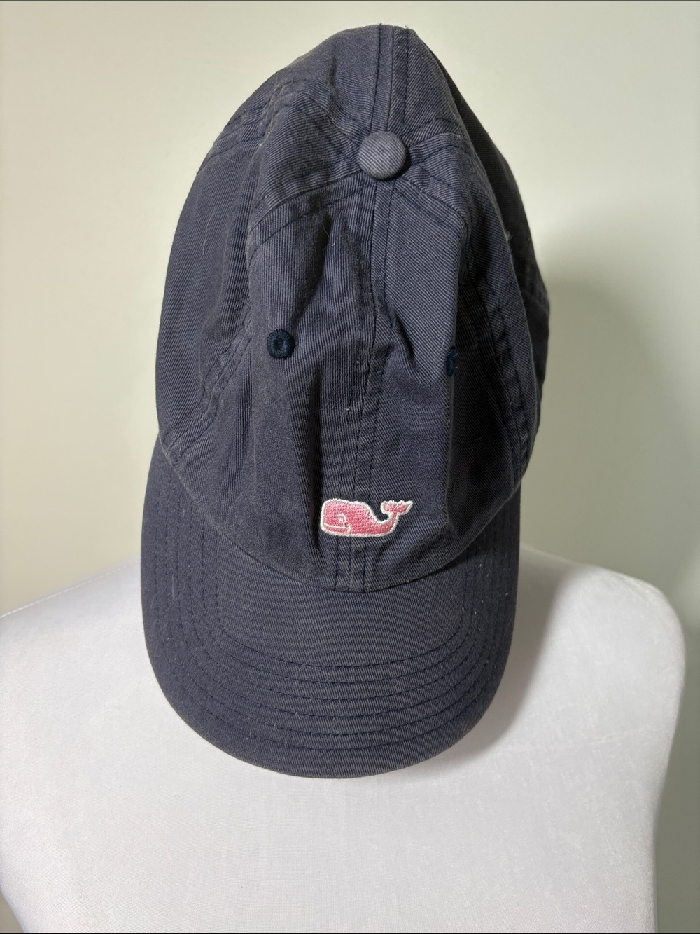 Vineyard Vines Navy Adjustable Back Strap Cap